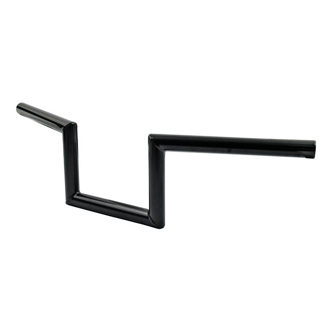 1 Inch Zed Handlebar Black TUV Approved Fits Pre-81 H-D With 1" ID Risers