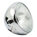 British Style Headlamp Chrome - 7 Inch