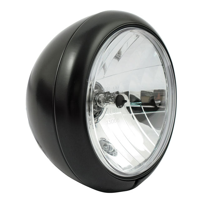 Gladiator FL Headlamp Black / Clear - 7 Inch