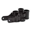 Universal Basic Headlamp Bracket Assembly Matt Black - 38-42mm
