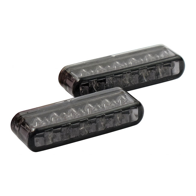 Shorty LED Turn Signals Smoke Lens