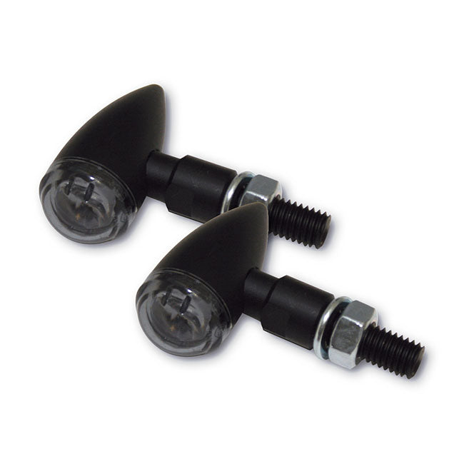 PB2 LED Turn Signals Black / Smoke Lens