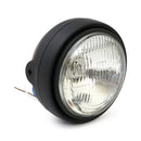 Roadster Headlamp 5-3/4 Inch H4 Matt Black