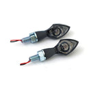 Pen Head LED Turn Signals Black / Smoke Lens