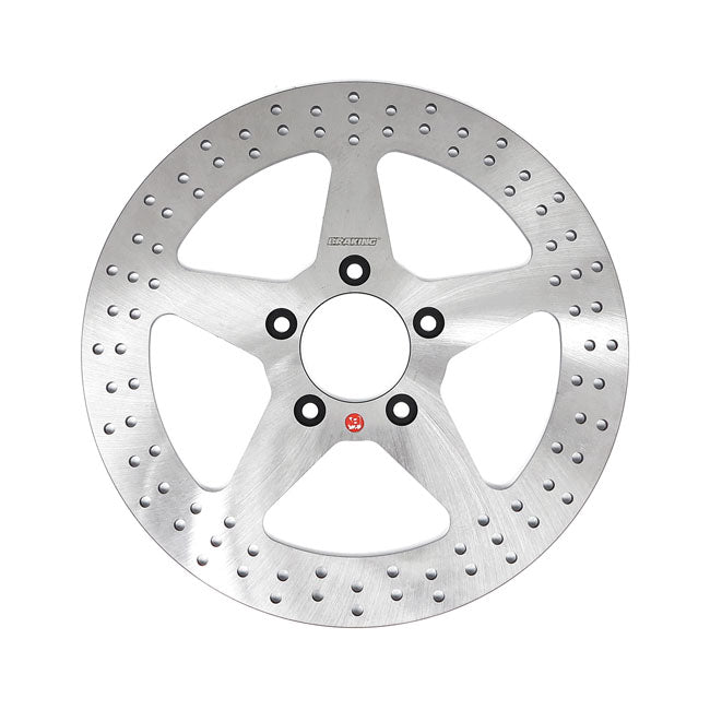 Solid Drilled Brake Rotor 11.5 Inch Front Left TUV Approved Fits 14-15 XG500/750 Street (NU)