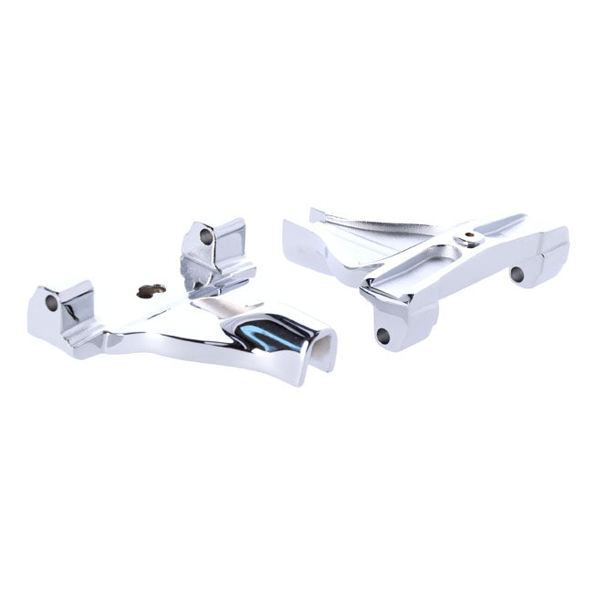 Passenger Floorboard Mount Brackets For M8 Softail Chrome
