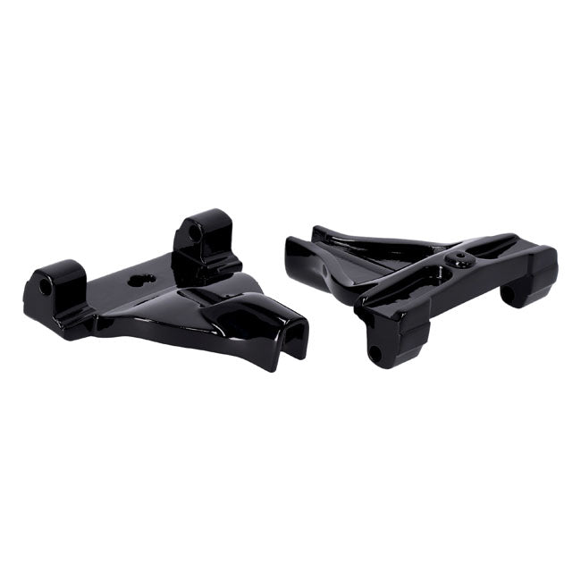 Passenger Floorboard Mount Brackets For M8 Softail Black