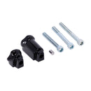 Support Bracket Set Passenger Floorboard Mounts Black