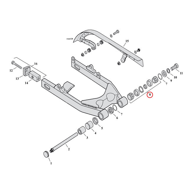 Bearing Assembly Swingarm