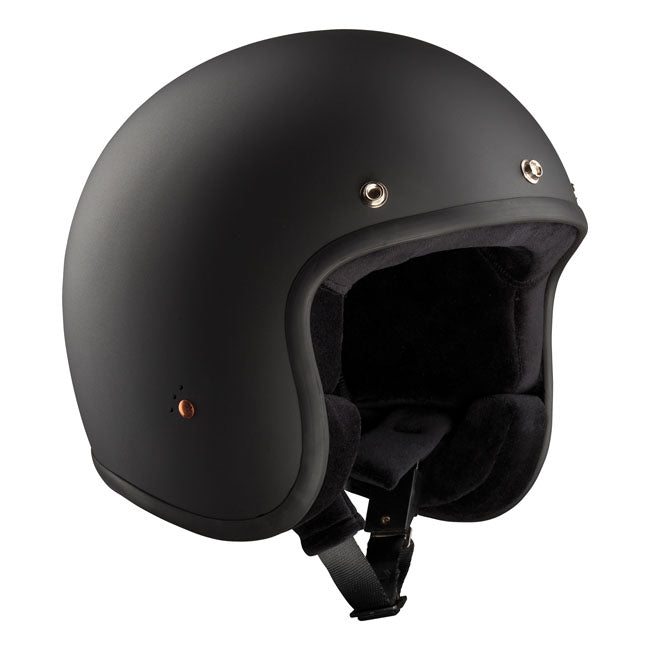 ECE Jet Helmet Matt Black