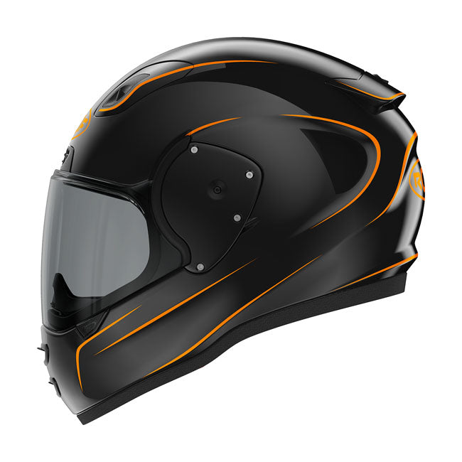 RO200 Neon Helmet Black / Orange