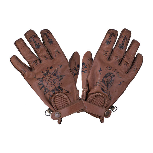 Second Skin Gloves Brown Tattoo