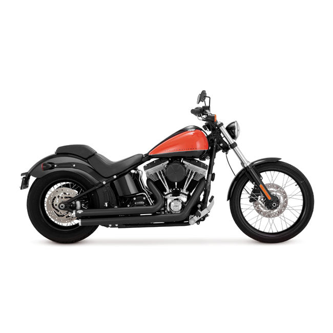 Big Shots 2-2 Exhaust Black For 91-05 Softail