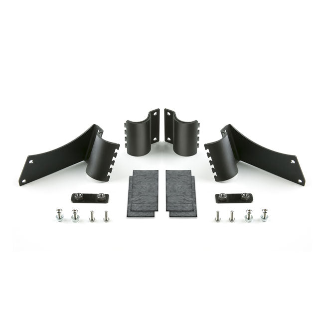 Heavy Duty Mount Kit Fork Black Powdercoated For Royal Enfield: 19-22 INT650