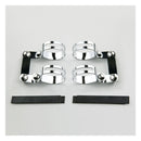 Heavy Duty Mount Kit Straight Forks Chrome Steel For Honda: 17-22 CMX500 Rebel