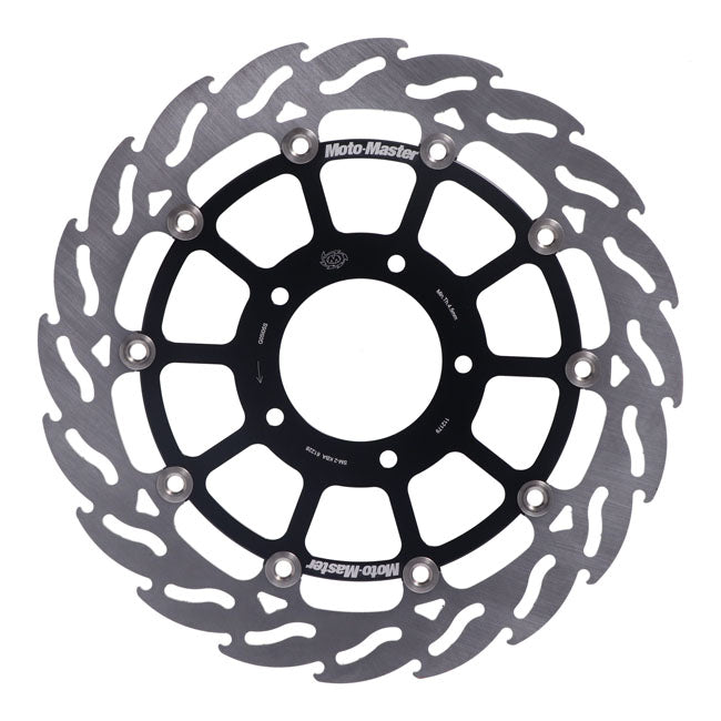 Flame Series Floating Brake Rotor TUV Approved For Front Left: MV Agusta: 12-17 Brutale 675 ABS