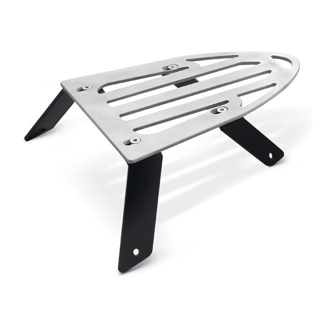 Optional Luggage Rack Silver / Black For Suzuki: 16-21 SV650 With 950741 / 950742 C-Racer Seat