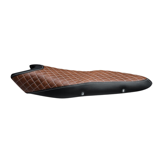 SV650 Seat Brown Pleated For Suzuki: 16-21 SV650