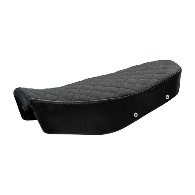 Scrambler Seat Black Pleated For Yamaha: 16-21 XSR 700