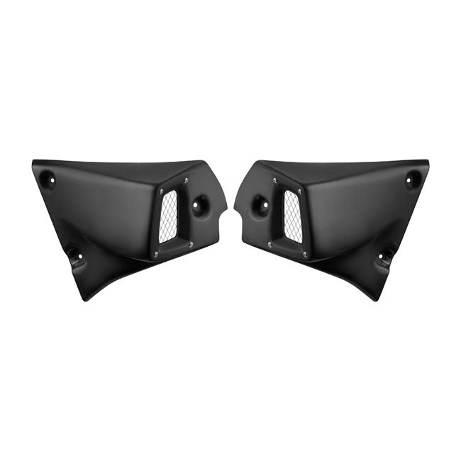 Front Side Covers Black For Yamaha: 16-21 XSR 700