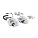 Head Bolt Bridge Cover Set Smooth Chrome For 99-17 Twin Cam Excl. Carb Models
