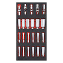 3/8" Drive Deep Socket Set - 23 Pieces - US/SAE Sizes