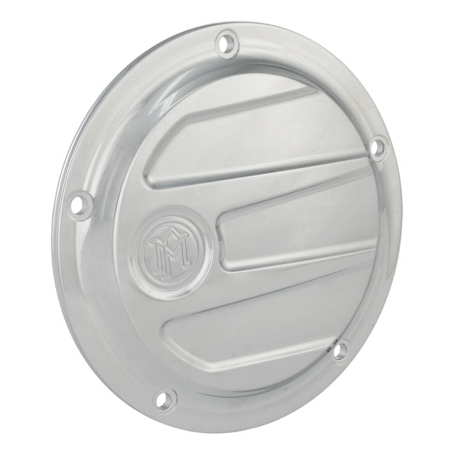 Scallop Derby Cover Chrome For 99-17 Dyna
