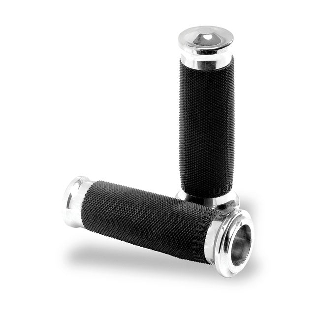 Standard Contour Renthal Wrapped Grips Chrome