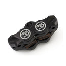 4-Piston Radial Mount Front Right Caliper Black Contrast Cut