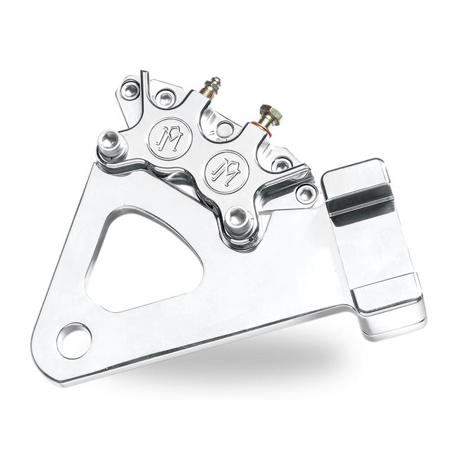 Rear 4-P Caliper Bracket Polished - 11.5 Inch For 84-99 FXR NU