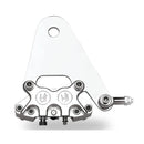 Rear 4-P Caliper Bracket Polished - 11.5 Inch For Universal With 11.5" Rotor & 3/4" Axle