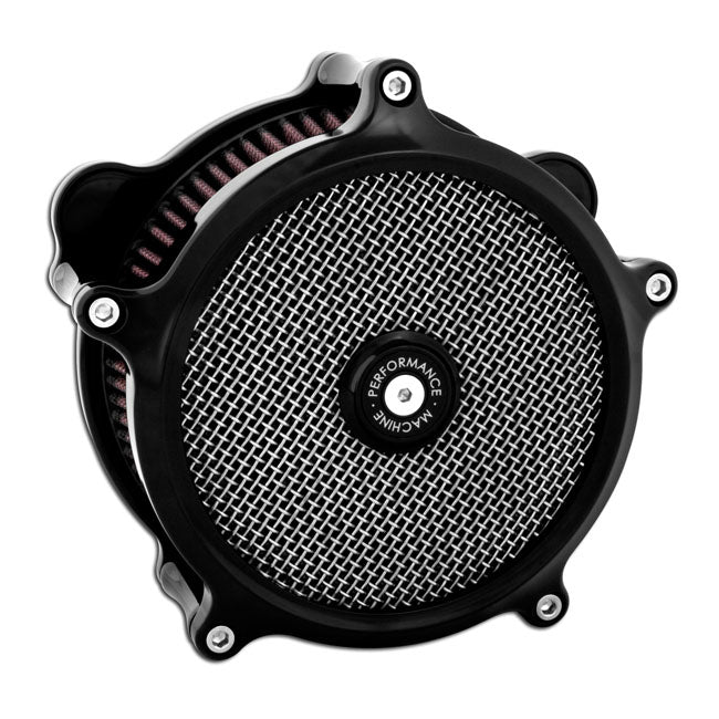 Super Gas Interchange Air Cleaner Kit Black For 16-17 Softail