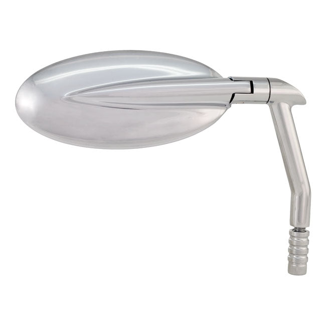 Oval Vision Mirror Assembly Chrome