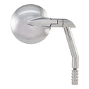 Round Vision Mirror Assembly Chrome