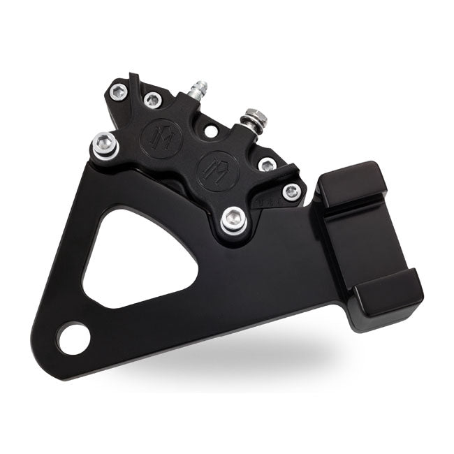 Rear 4-P Caliper Bracket Black - 11.5 Inch For 84-99 FXR NU