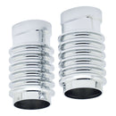 Finned Fork Leg Bells For Touring Chrome