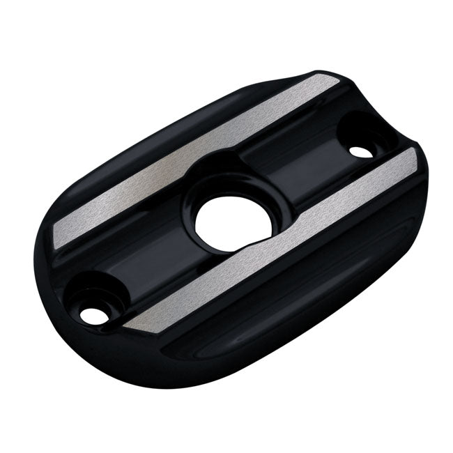 Aluminium Rear Master Cylinder Lid Black For 06-17 Softail