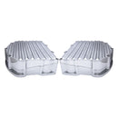 Twin Cam Upper & Lower Rocker Finned Covers Chrome