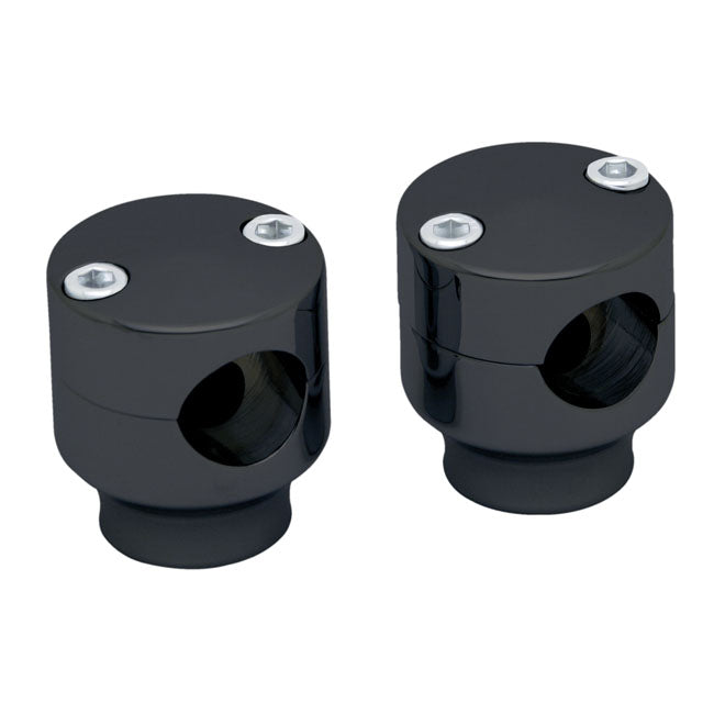 Risers 1.5 Inch Rise Black Anodized