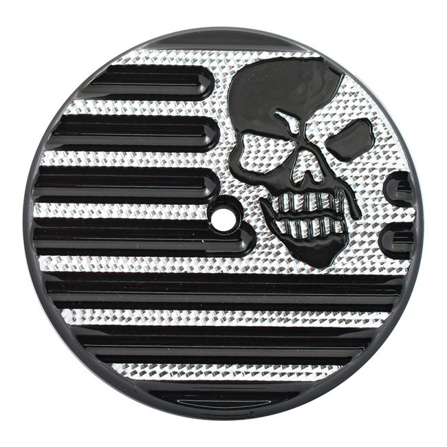 Finned Air Cleaner Cover Skull Diamond Insert