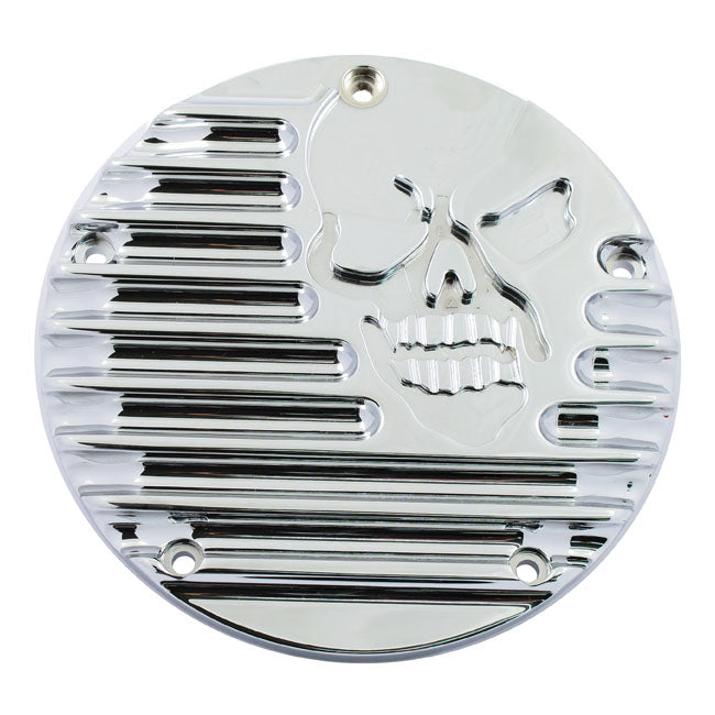 Aluminium Derby Skull Cover Chrome