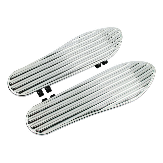 Adjustable Finned Floorboards Chrome