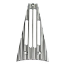 Frame Filler Grill Finned Chrome For 09-13 FLT / Touring