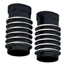 Finned Fork Leg Bells For Touring Black For 14-21 Touring, Trike