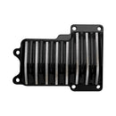 Transm Top Cover Finned Black