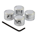 Custom Head Bolt Cover Kit Chrome Aluminum