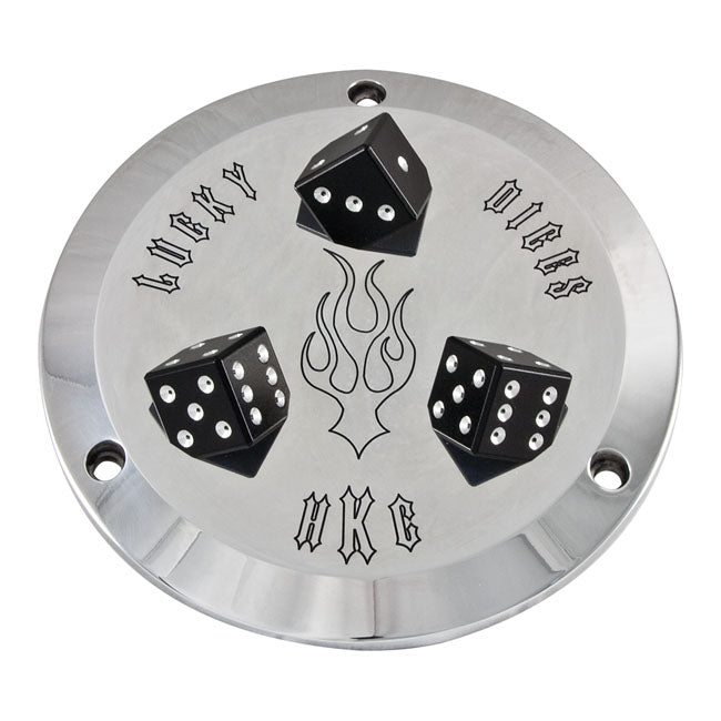 Lucky Dice Derby Cover Polished For 65-98 B.T. NU