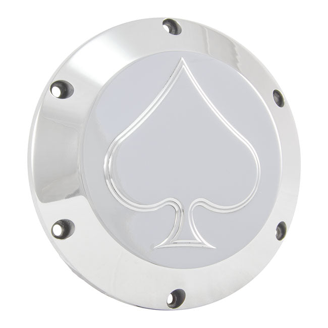Spade Derby Cover Polished For 04-21 XL