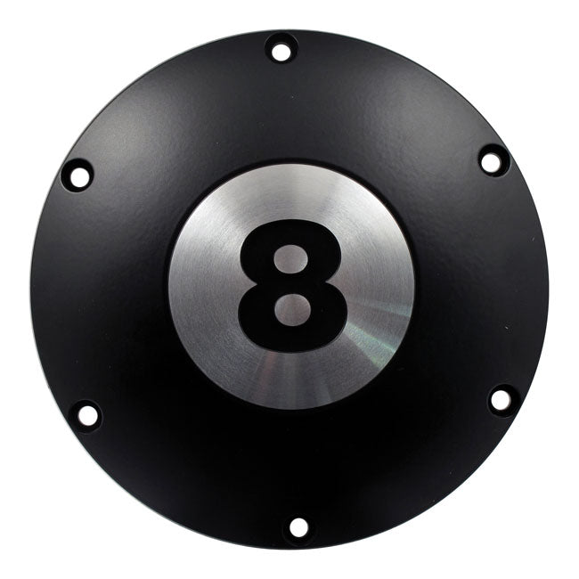 Eight Ball Derby Cover Black For 04-21 XL