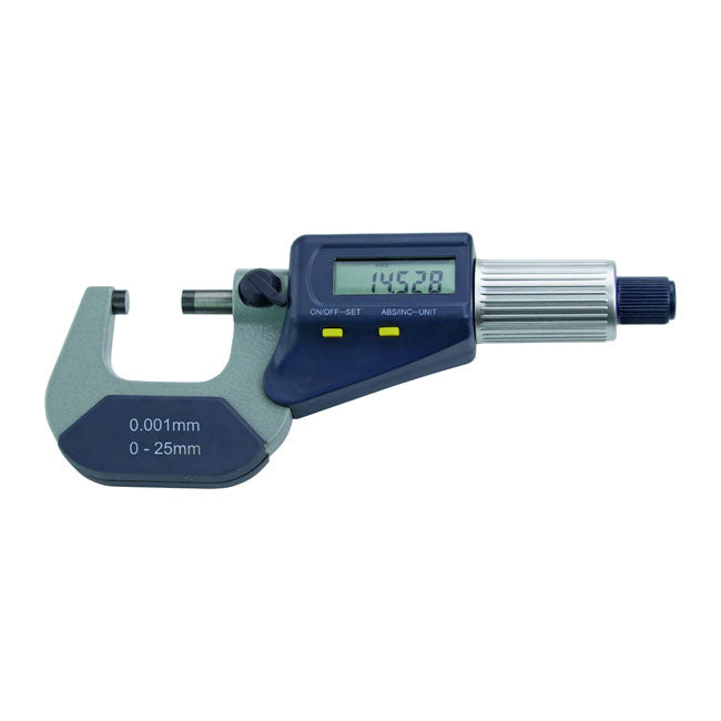 Digital Micrometer 0-25 MM Abs Function 0001 Scale